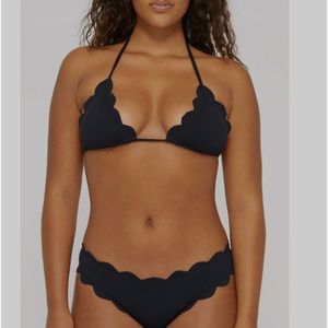 NWT Marysia Broadway Bikini set Black Sz S